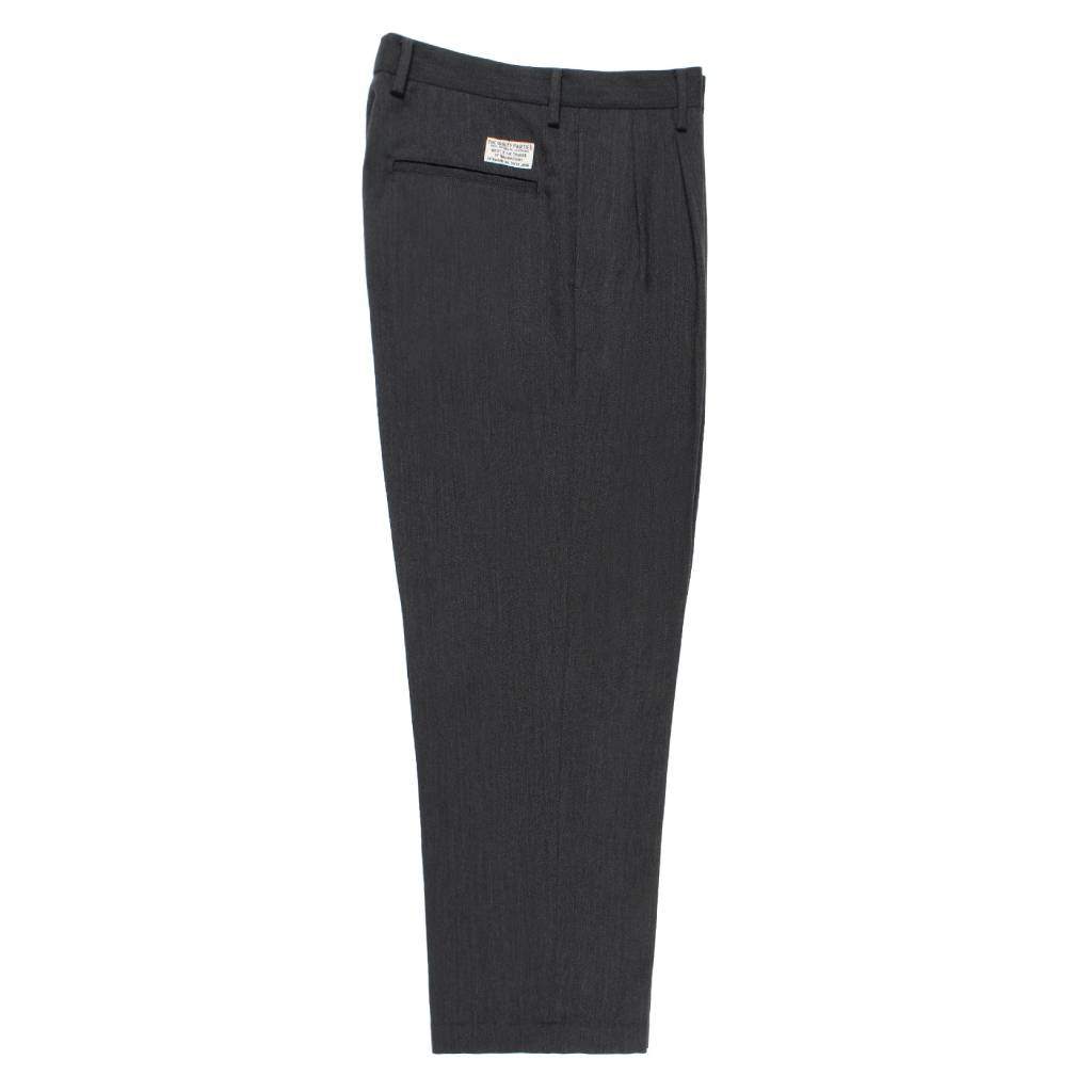 DOUBLE PLEATED CHINO TROUSERS ( TYPE-2 ) #BLACK [25FW-WMP-PT02