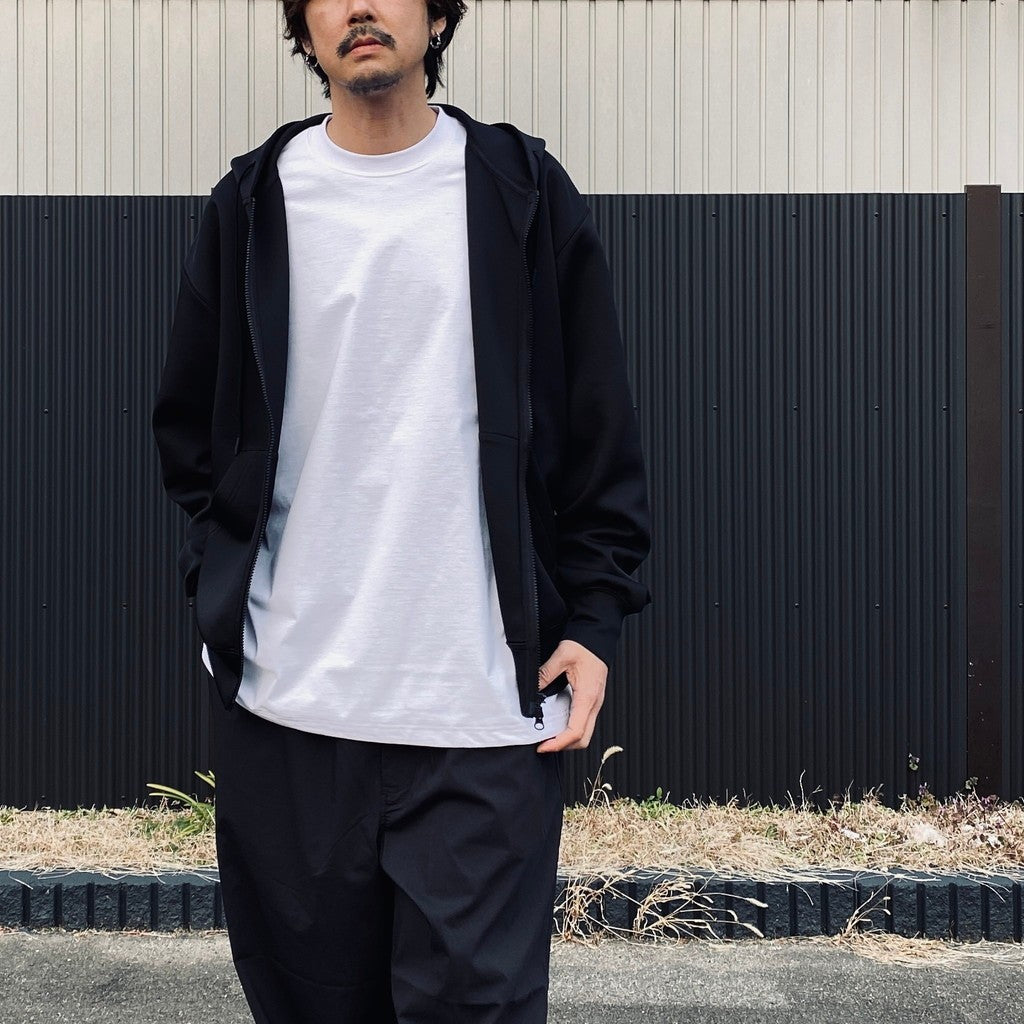 TECH DRAWSTRING L/S TEE #WHITE [BE-34026]