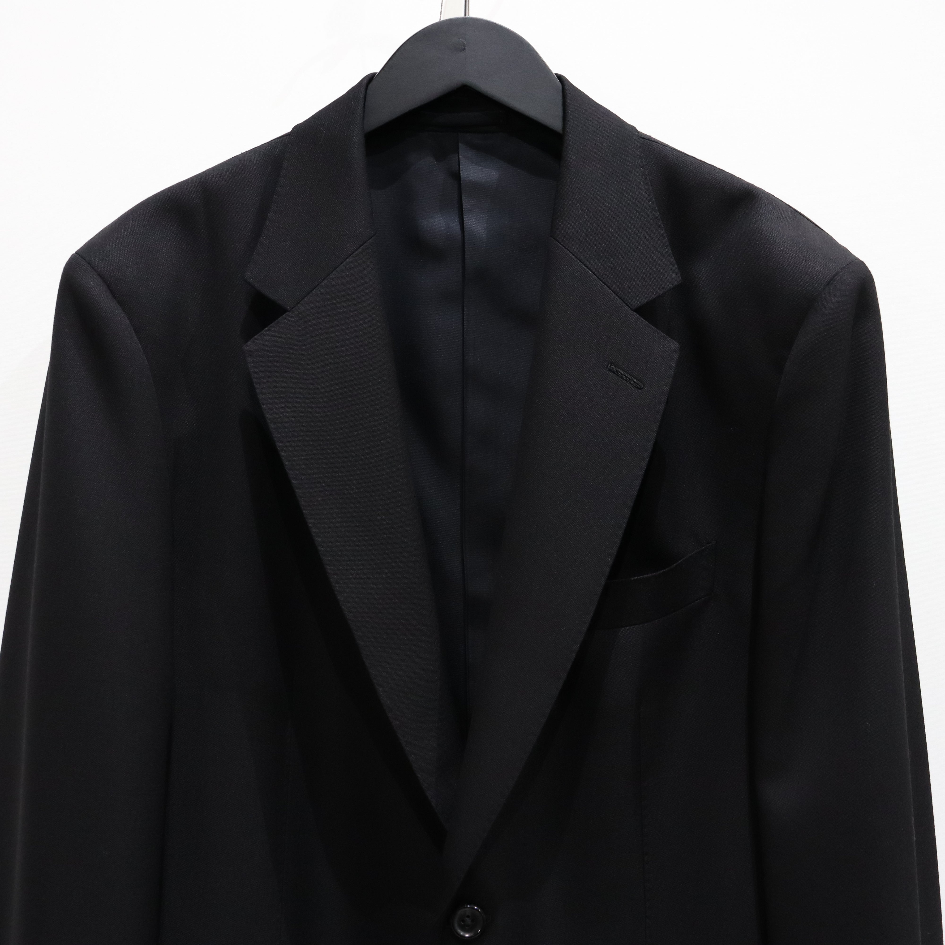 SINGLE BREASTED JACKET -TYPE 1- #BLACK [23FW-WMO-SU01