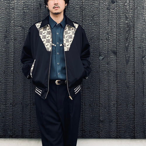 WOLF'S HEAD | 50'S JACKET -A- ( TYPE-1 ) #BLACK [WOLFSHEAD-WM-BL20]