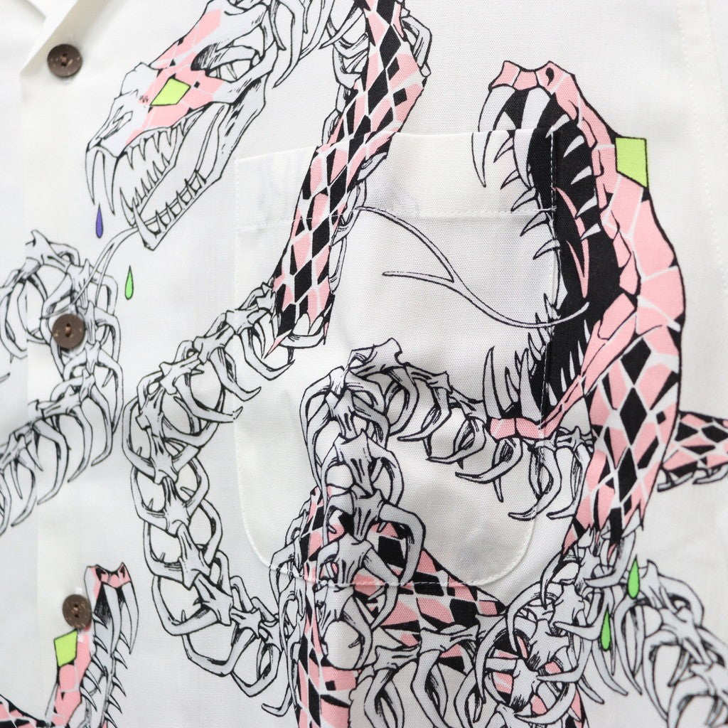 夏威夷長袖襯衫（4 型）#白色 [25FW-WMS-HI04]