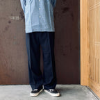 Ventilation Wide Slacks #Navy [SD26F-PT04]
