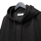 麂皮連帽衫 #黑色 [FW25-SW06]