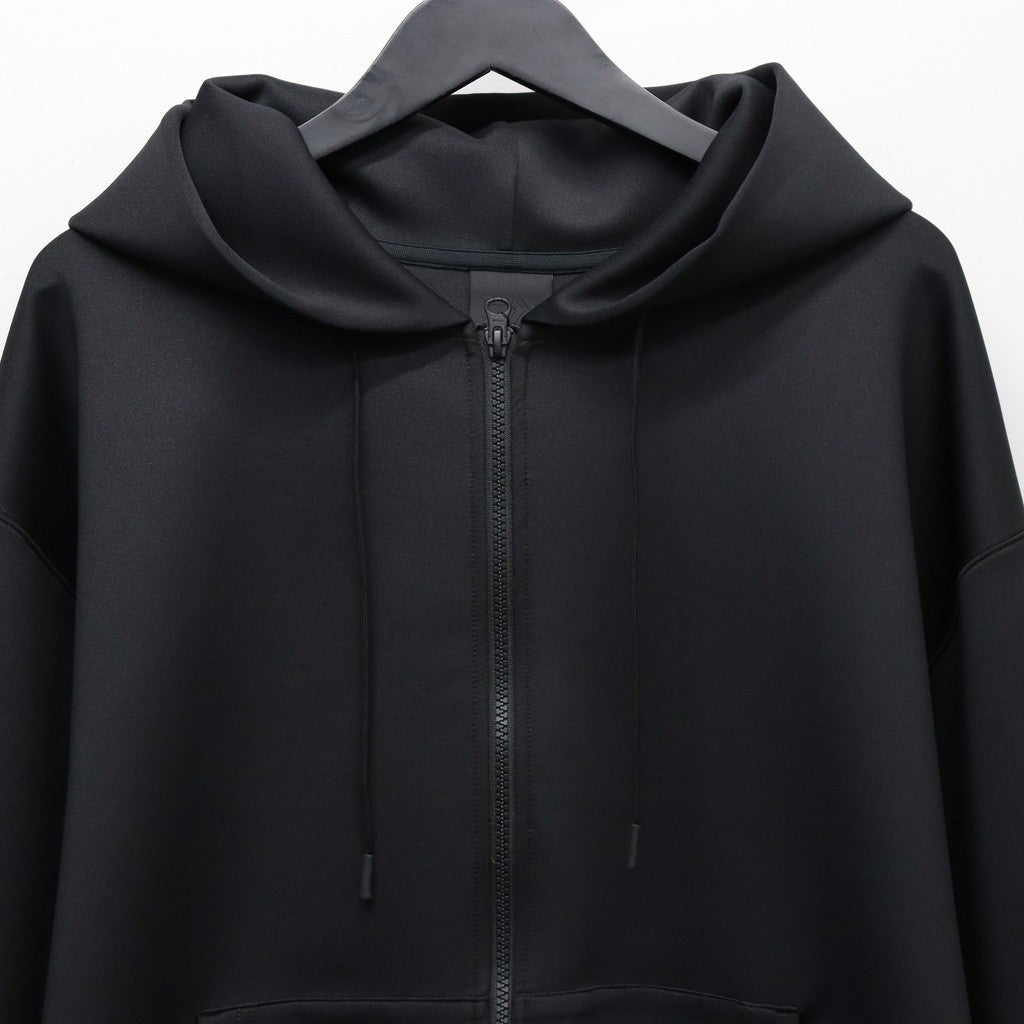 TECH SCUBA KNIT FULLZIP PARKA #BLACK [BE-41026]