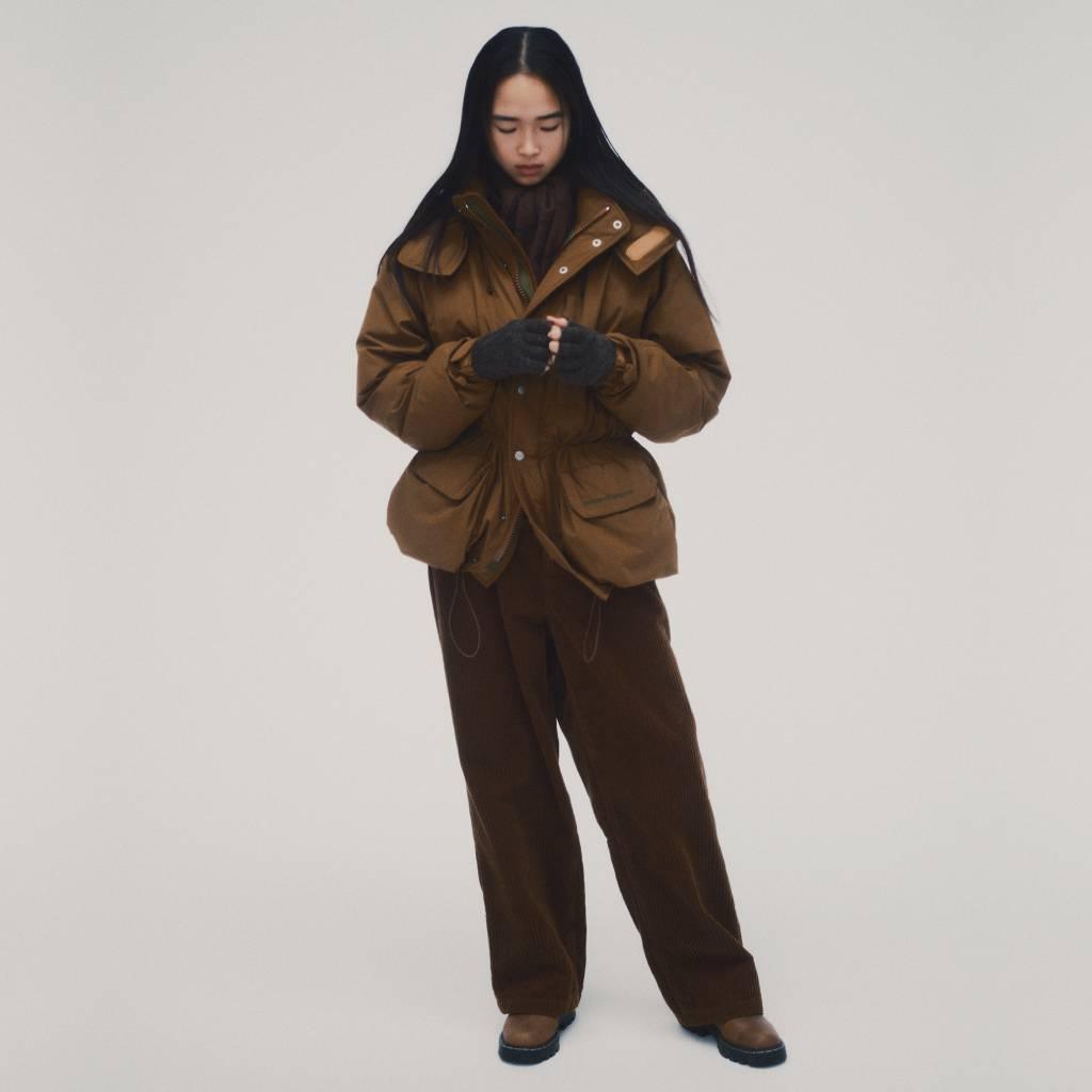 Corduroy Baggy Jeans #Brown [SD26F-PT06]