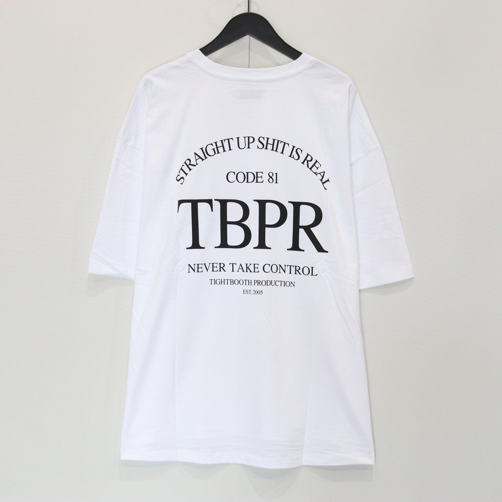 STRAIGHT UP S/S T-SHIRT - Quick Drying - #White [SU25-T05]