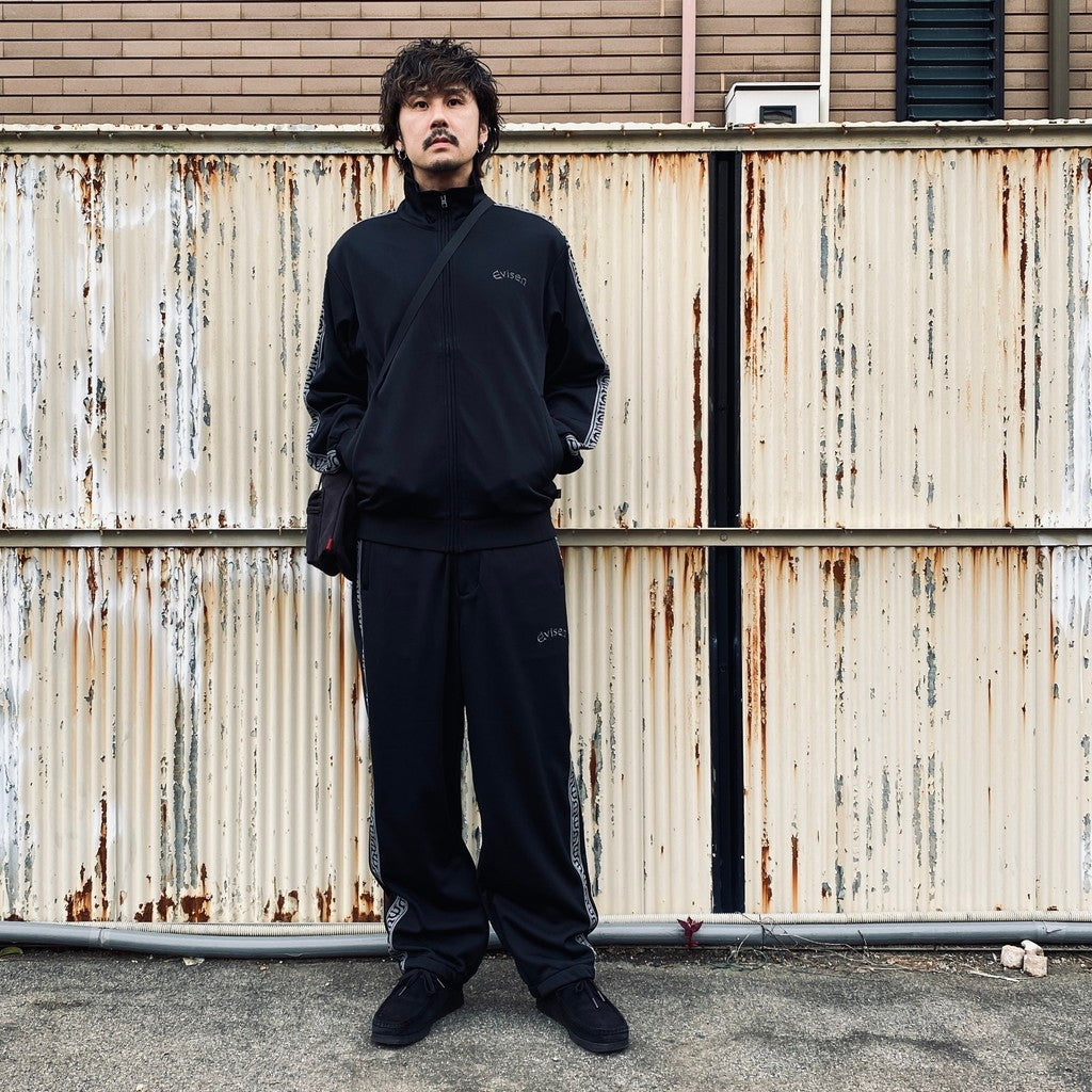 E LOGO TRACK PANTS #Black [25FW_B02]