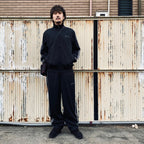 E LOGO TRACK PANTS #Black [25FW_B02]