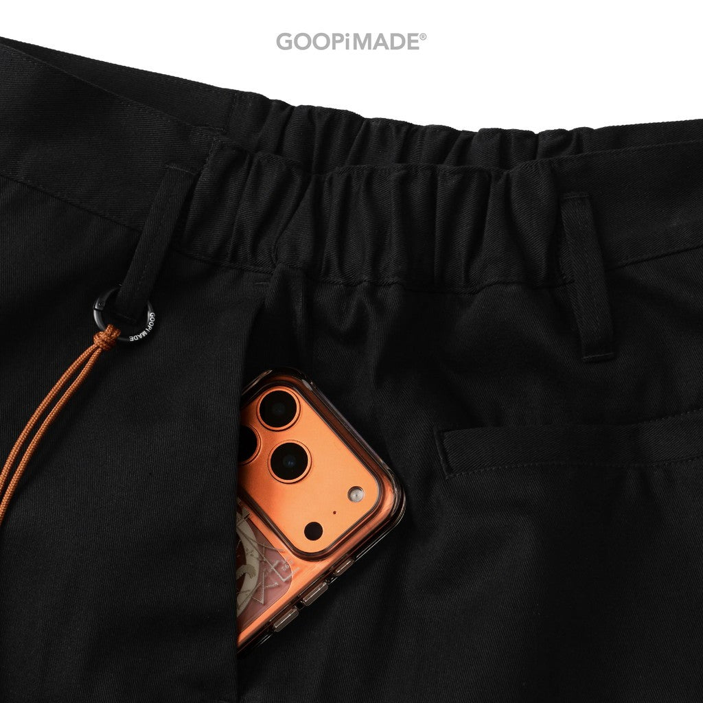 P1-T Black Pants-Tapered #Black [GOOPI-26SS-JUL-03]