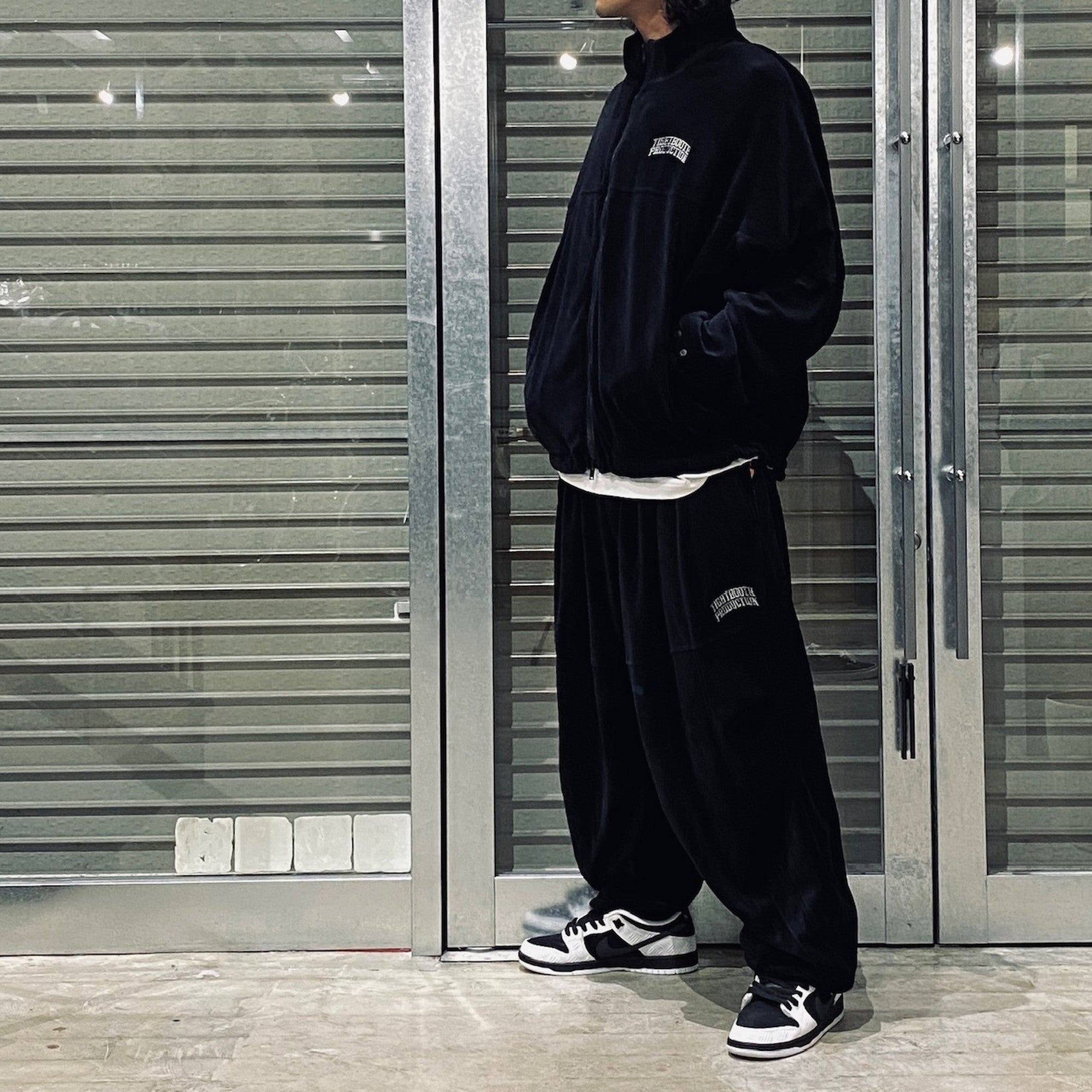 VELOUR BALLOON PANTS #BLACK [FW24-B07]
