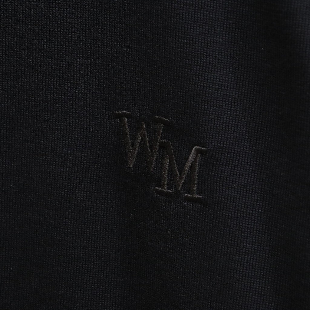 棉質針織圓領毛衣（2 型）#黑色 [25SSE-WMK-KN02]