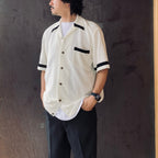 KNIT SHIRT ( TYPE-2 ) #WHITE [26SS-WMK-KN02]