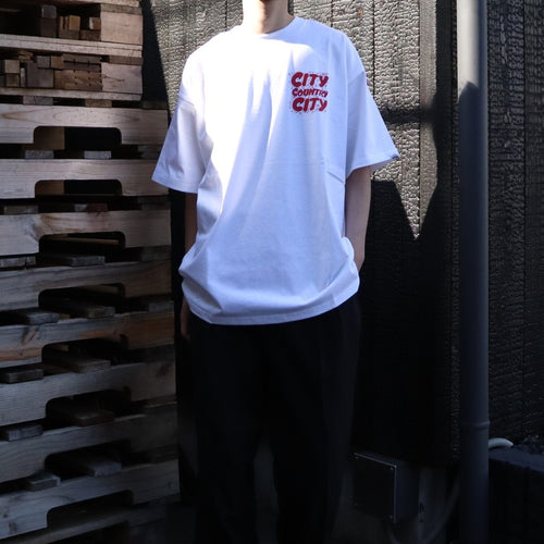 COTTON T-SHIRT_CCC DUB #WHITE [CCC-261T004]