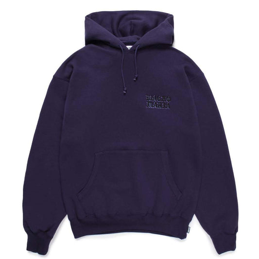 MIDDLE WEIGHT PULLOVER HOODED SWEAT SHIRT ( TYPE-2 ) #PURPLE [24FW-WMC-SS06]