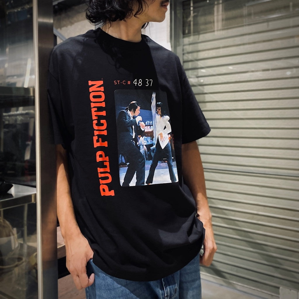 PULP FICTION | CREW NECK T-SHIRT ( TYPE-3 ) #BLACK [PF-WM-TEE05]