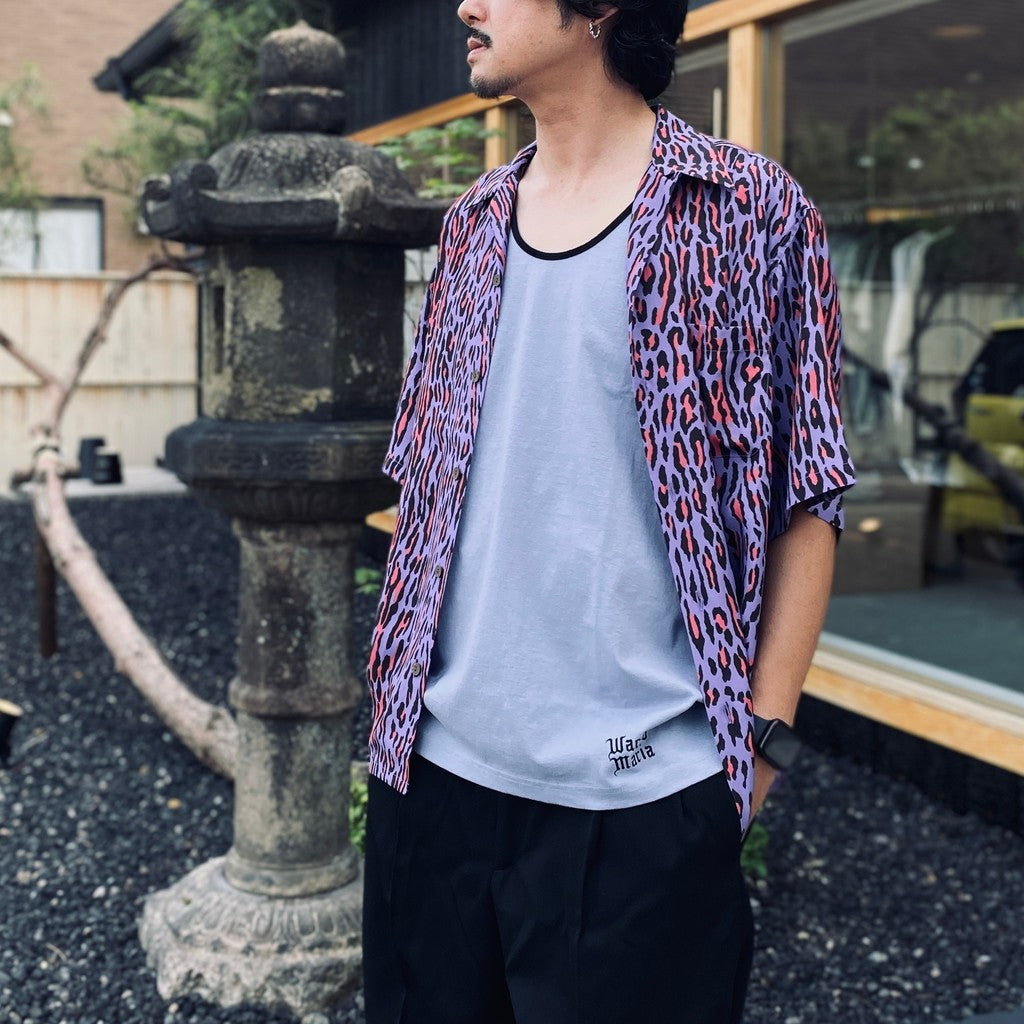 HAWAIIAN SHIRT S/S ( TYPE-4 ) #PURPLE [26SS-WMS-HI06]