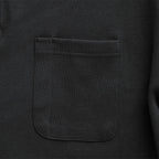 PEN POCKET COLLAR T-SHIRTS #DARK GREY [HOD26-01-TS007]