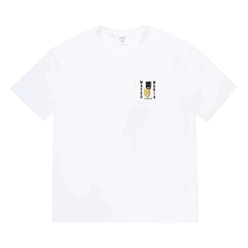 WASHED HEAVY WEIGHT CREW NECK T-SHIRT ( TYPE-13 ) #WHITE [26SS-WMT-WT14]