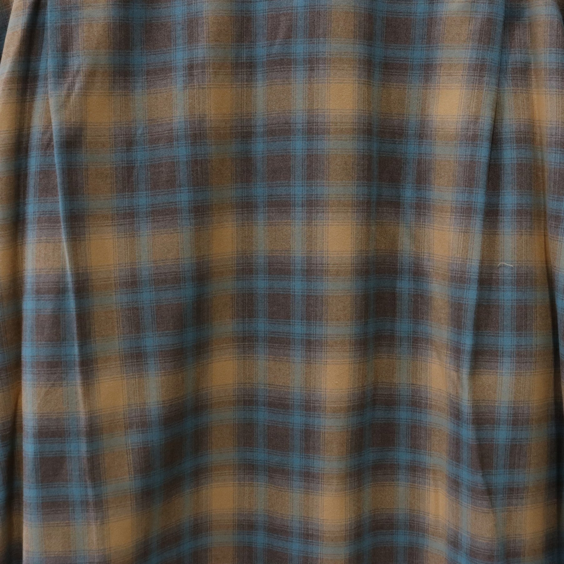OMBRE CHECK OPEN COLLAR SHIRT L/S ( TYPE-2 ) #BROWN [24FW-WMS-OC02]