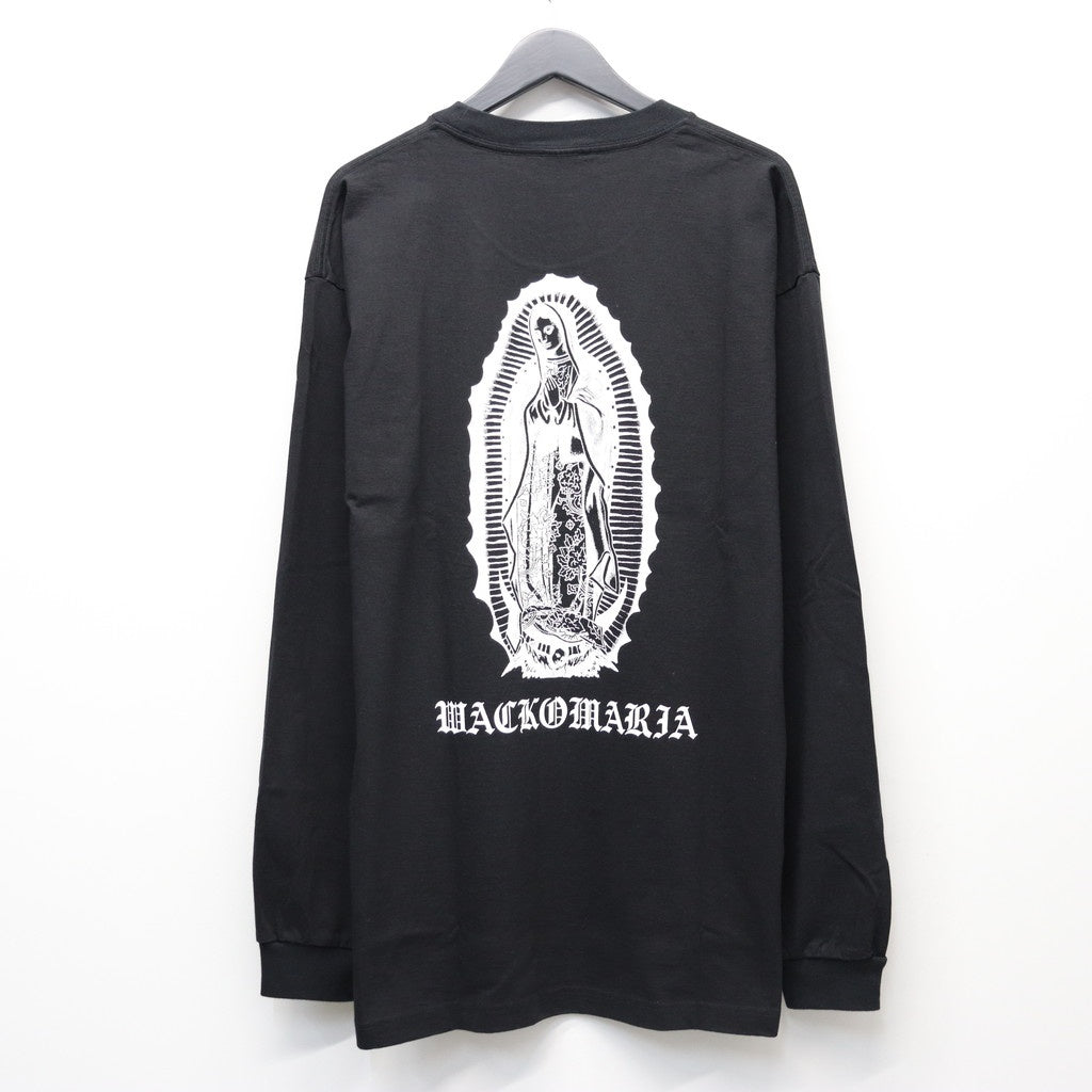 TIM LEHI | WASHED HEAVY WEIGHT CREW NECK LONG SLEEVE T-SHIRT