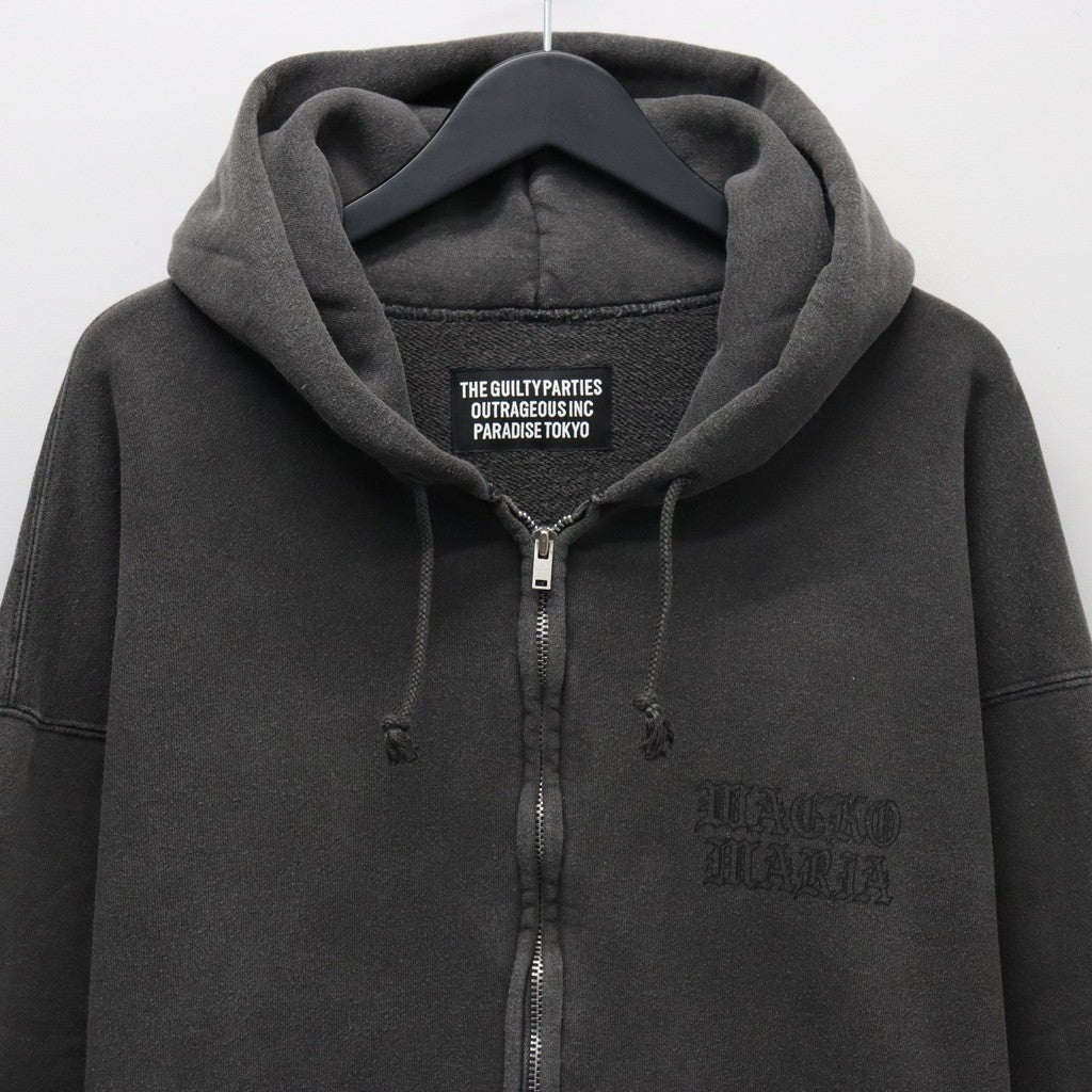 WASHED MIDDLE WEIGHT PULLOVER HOODED SWEAT SHIRT #GRAY [26SS-WMC-SS05]