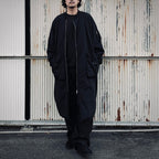 GARMENT DYE DOWN MA-1 LONG COAT 2.0 #BLACK [FST09262U0002]