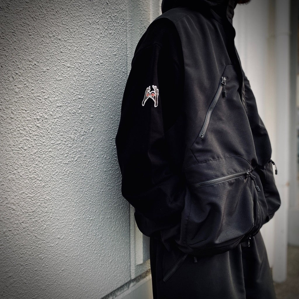 RIPSTOP TACTICAL VEST #Black [SS25-JK02]