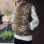 NANGA | LEOPARD FUR DOWN VEST #BEIGE [26FW-WMO-NA06]