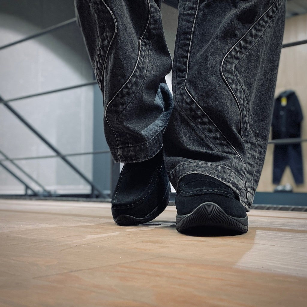 HYBRID LOAFERS #BLACK SUEDE [MLS210301-24]