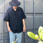 BLUE NOTE | HAWAIIAN SHIRT S/S -TYPE 2- #BLACK [BLUENOTE-WM-HI02]