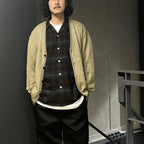 MOHAIR CARDIGAN ( TYPE-1 ) #BEIGE [24FW-WMK-KN25]