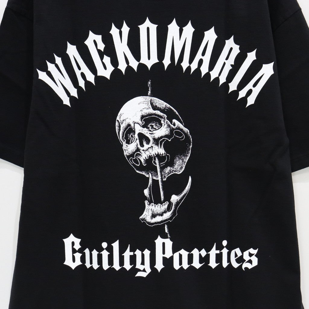 56 TATTOO STUDIO | WASHED HEAVY WEIGHT CREW NECK T-SHIRT #BLACK [56TS-WM-WT01]