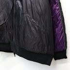 REVERSIBLE 「SKAJAN」 DOWN JACKET #BK×OFF / BK×D.PURPLE [TAION-JK04JS-N1]
