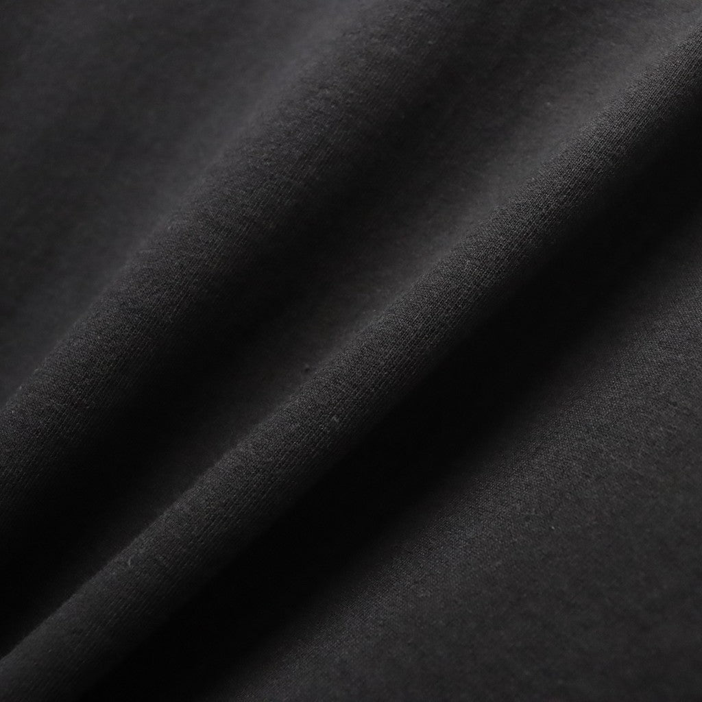 WASHED HEAVY WEIGHT CREW NECK LONG SLEEVE T-SHIRT ( TYPE-2 ) #BLACK [26FW-WMT-LT02]
