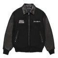 LEATHER VARSITY JACKET ( TYPE-1 ) #BLACK [25FW-WMO-BL12]
