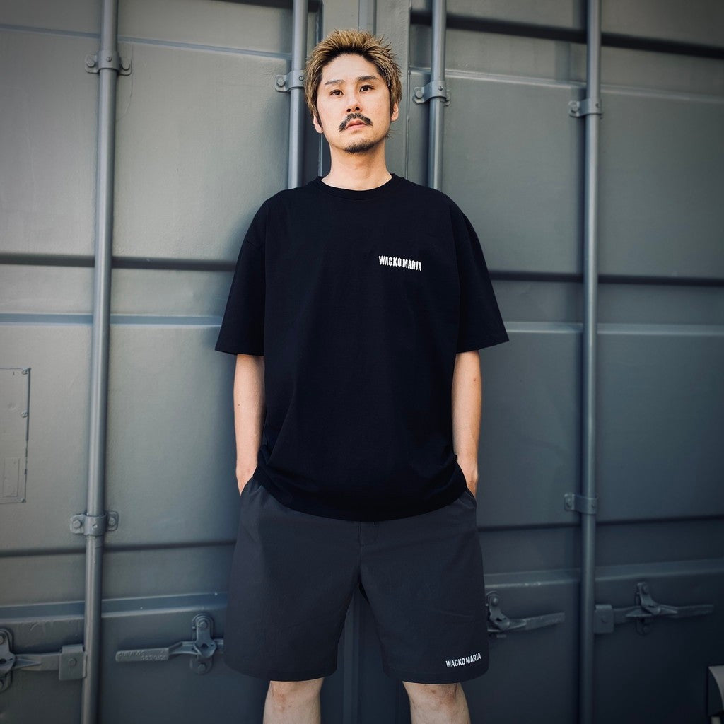 水洗重磅圓領T卹（8型）#黑色 [25SS-WMT-WT08]