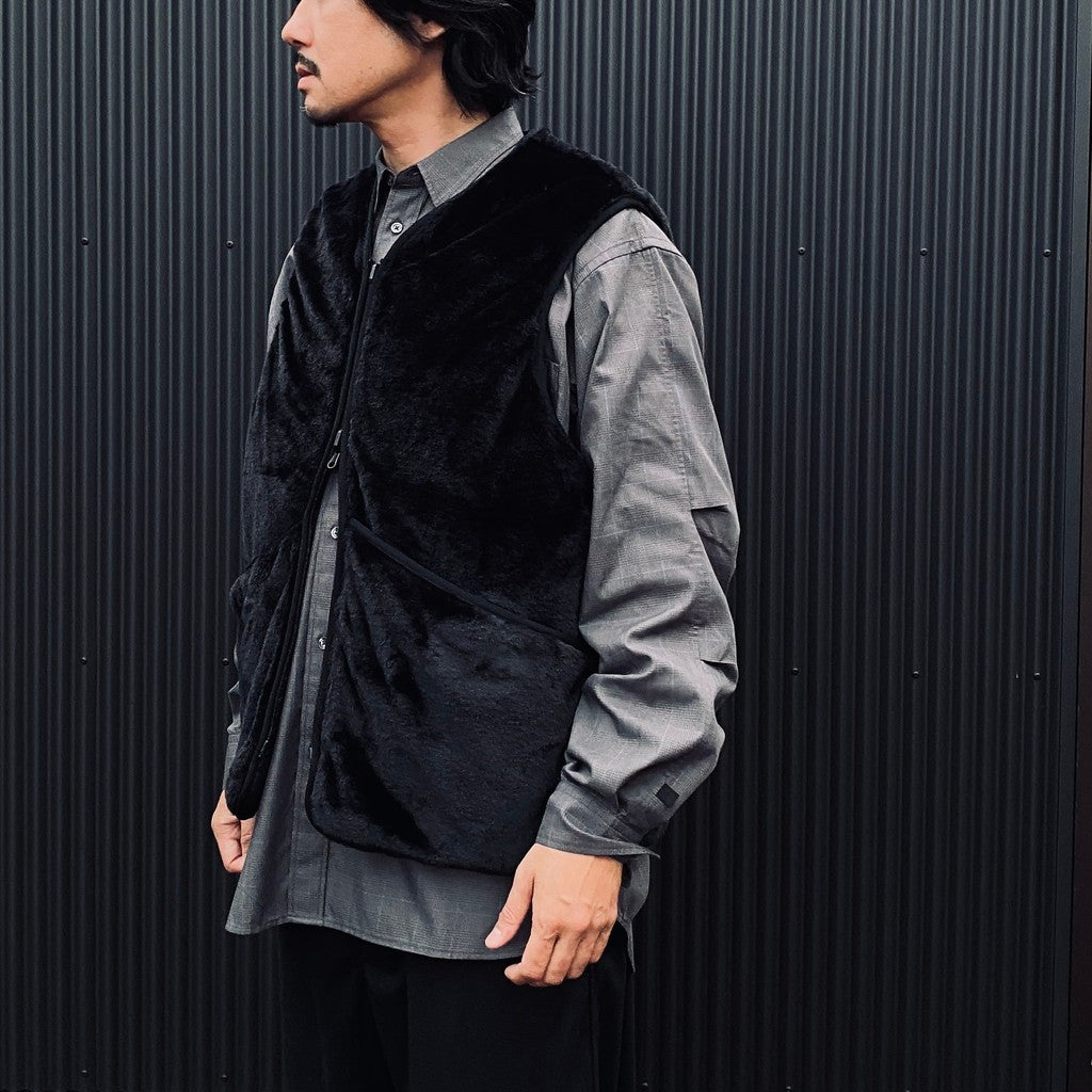 TECH BRITISH HUNTER FUR VEST #BLACK [BJ-51026W]