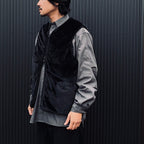TECH BRITISH HUNTER FUR VEST #BLACK [BJ-51026W]