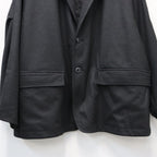TECH LOOSE 2B JACKET FLANNEL #CHARCOAL [BJ-32026W]