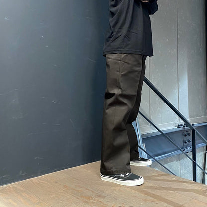 DICKIES | PLEATED TROUSERS #BROWN [24FW-WMP-DC01]