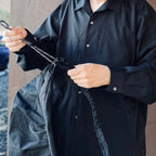 TEXTURED TWILL BODY BAG #BLACK [FTT36262B0007]