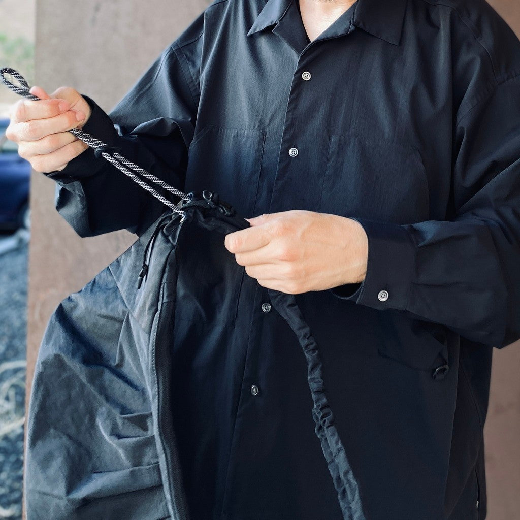 TEXTURED TWILL BODY BAG #BLACK [FTT36262B0007]
