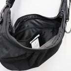 TEXTURED TWILL BODY BAG #BLACK [FTT36262B0007]