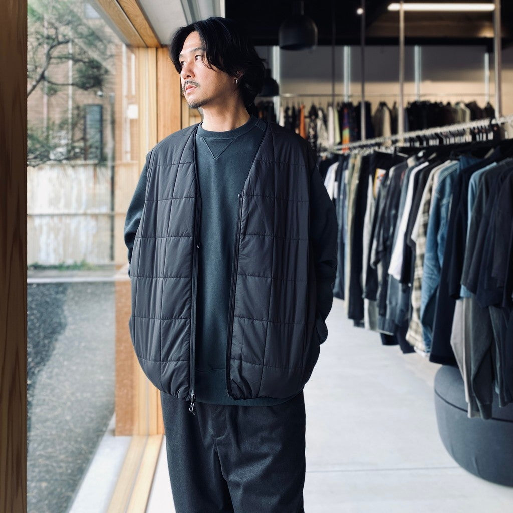 TECH PERTEX REVERSIBLE HIKER VEST (3M撥水中綿) #BLACK [BW-22026W]