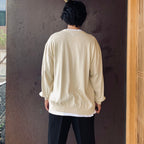 COTTON KNIT CARDIGAN ( TYPE-1 ) #IVORY [26FWE-WMK-KN03]