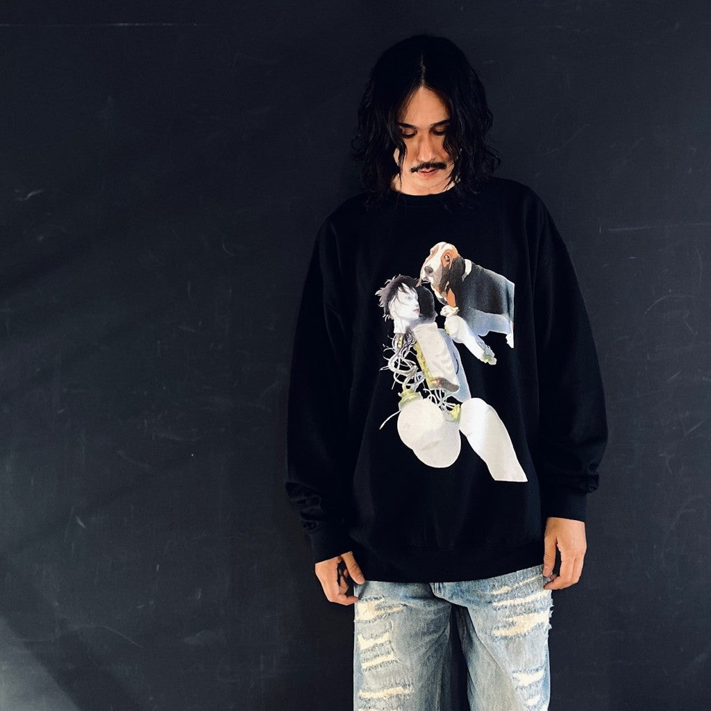 攻殼機動隊2：無罪 | 攻殼機動隊 | 圓領衛衣 - 款式 1 - #黑色 [INNOCENCE-WM-SS01]