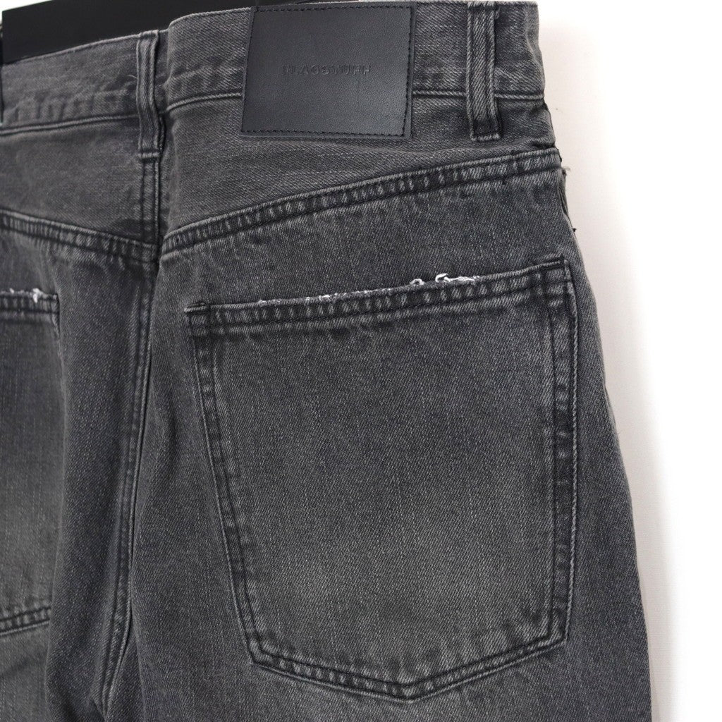 DENIM BAGGIE PANTS #BLACK [25AW-FS-22 / FS1795]