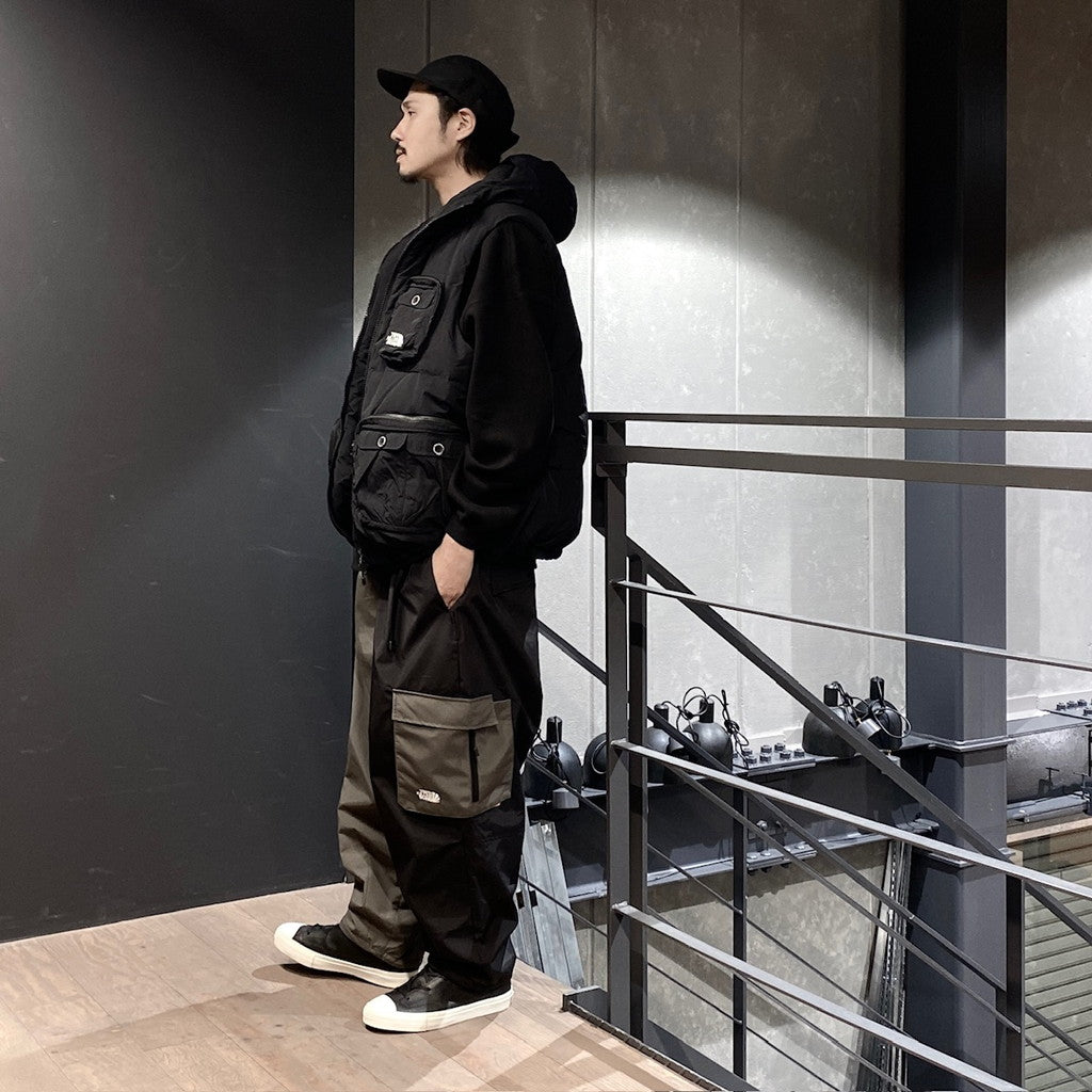 TBKB | CYBORG BALLOON CARGO PANTS #BLACK [FW23-TBKB07]