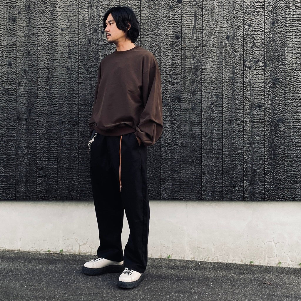EVD3 Oversized Crewneck #Brown [GOOPI-26AW-SEP-03]