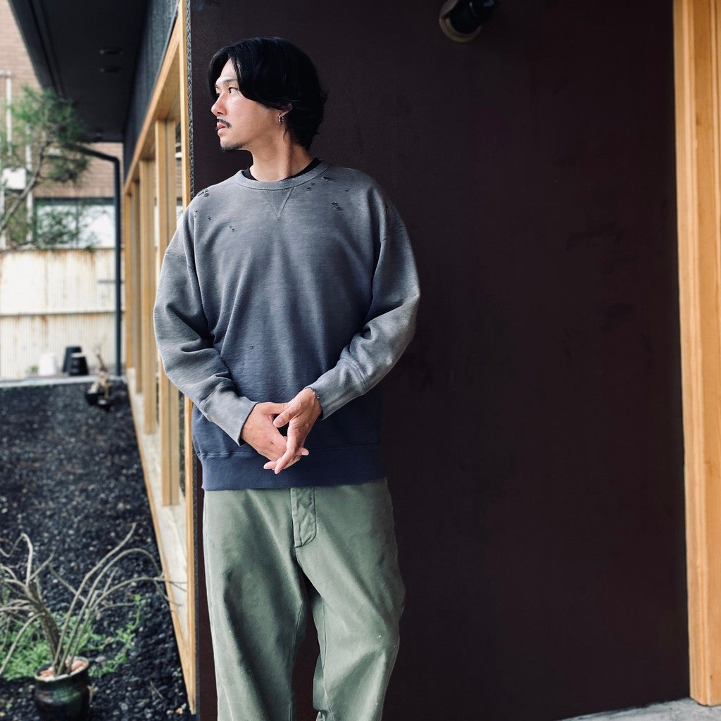 FIELD-WORN DOUBLE V SWEATSHIRT #EGGPLANT [BWU-FODVS]